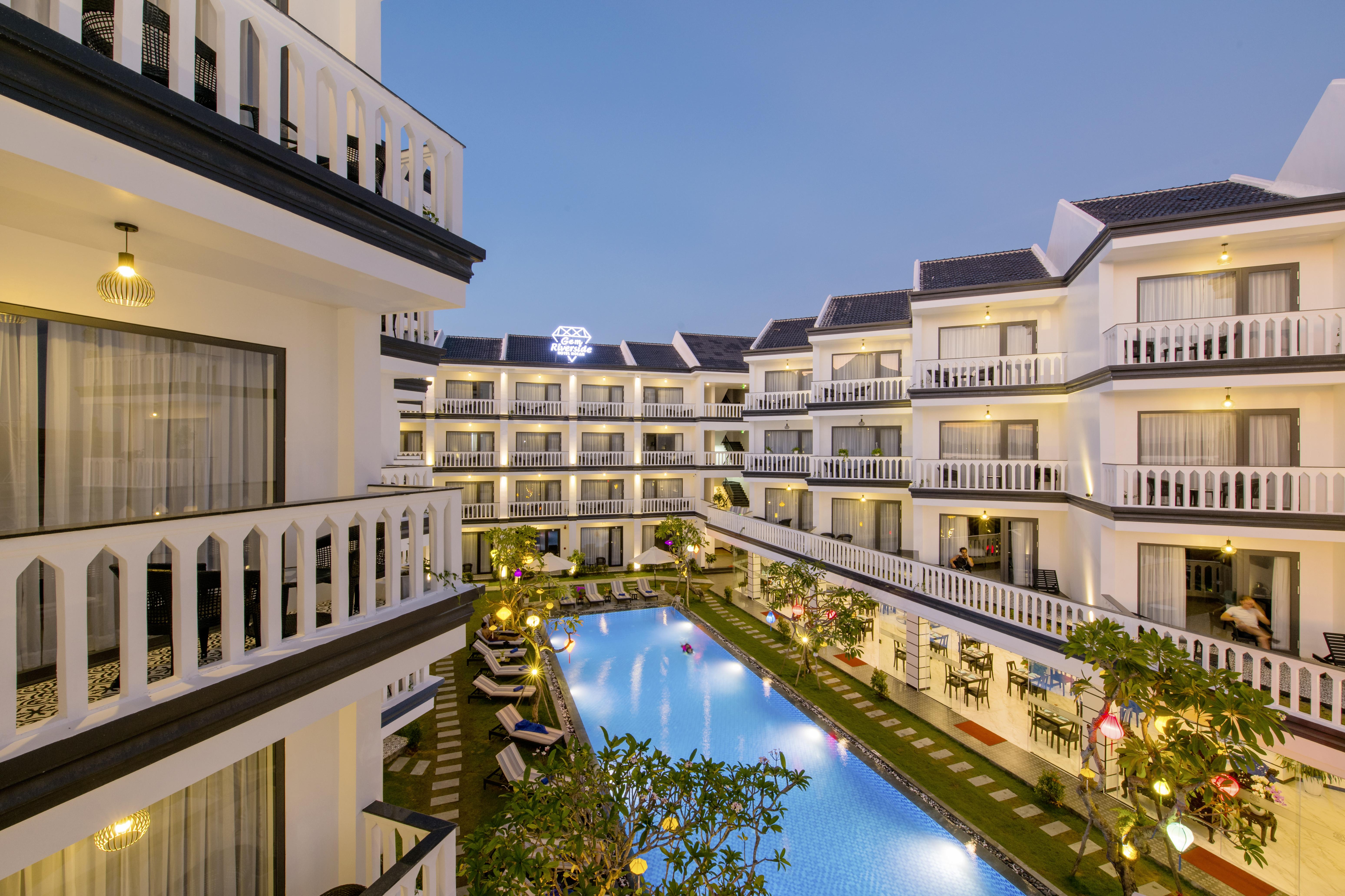 Gem Riverside Hotel Хой Ан Екстериор снимка