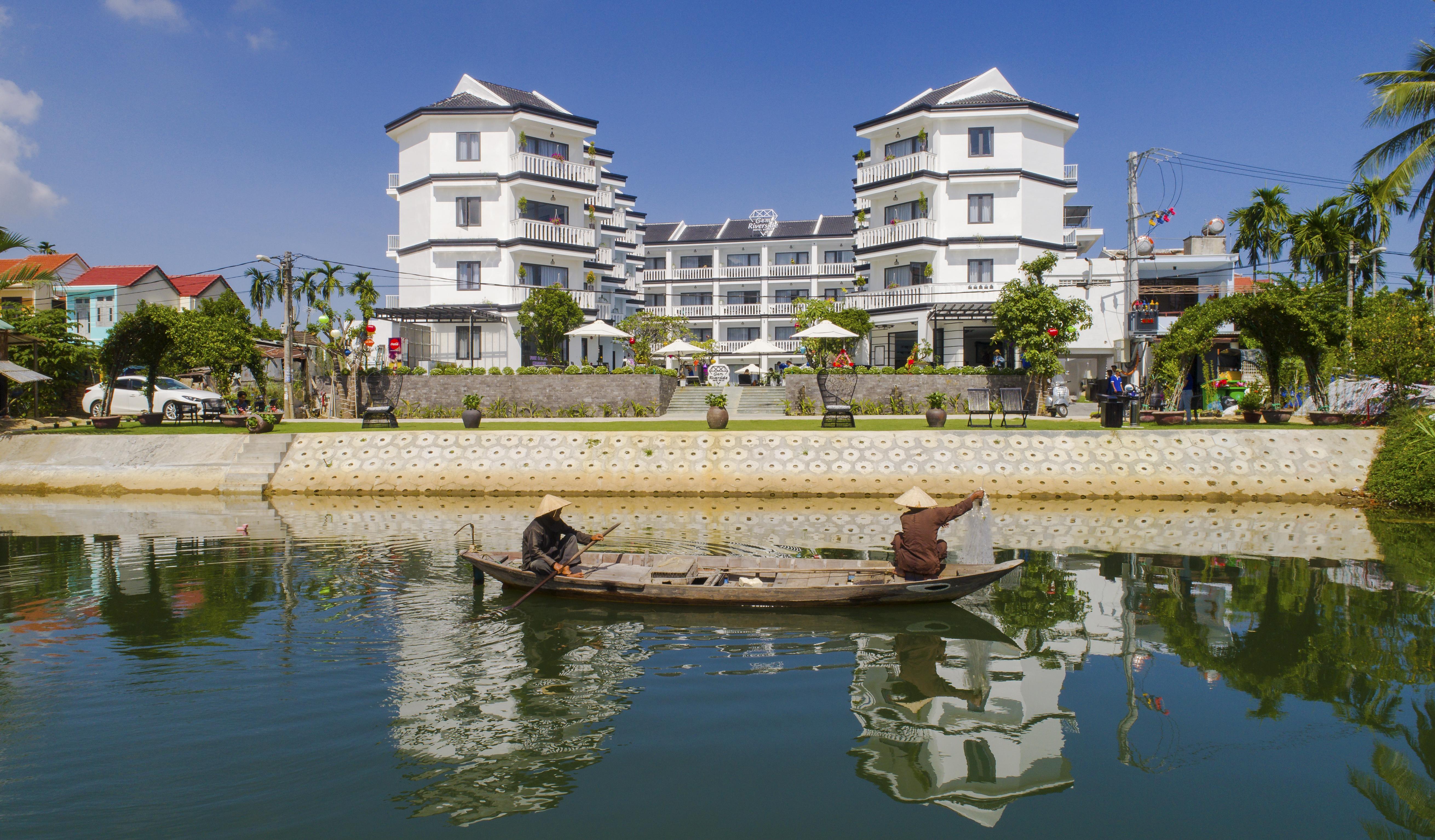 Gem Riverside Hotel Хой Ан Екстериор снимка